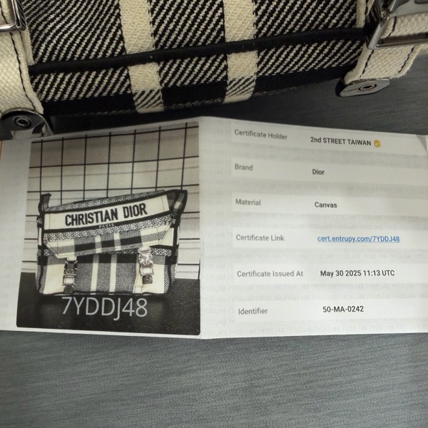 Dior 小郵差包 配 刺繡背帶-12