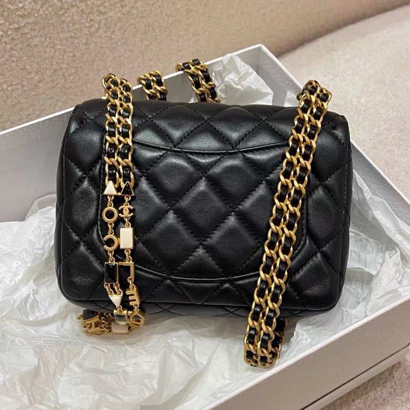 ✨Chanel 22B琺瑯扣 方胖子 99新 全套日本購證🤍-3