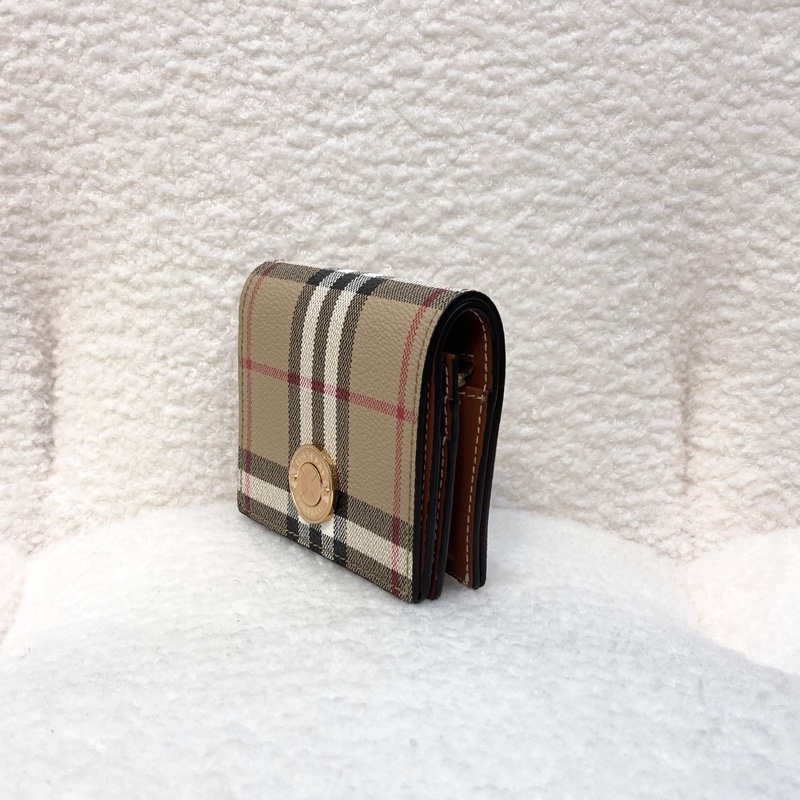 Burberry 博柏利 經典Vintage格紋 對開短夾 卡片零錢包 8070417-3