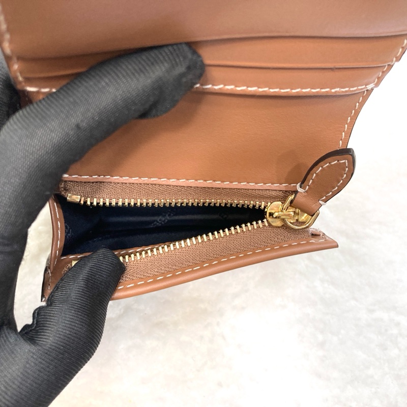 Burberry 博柏利 經典Vintage格紋 對開短夾 卡片零錢包 8070417-8