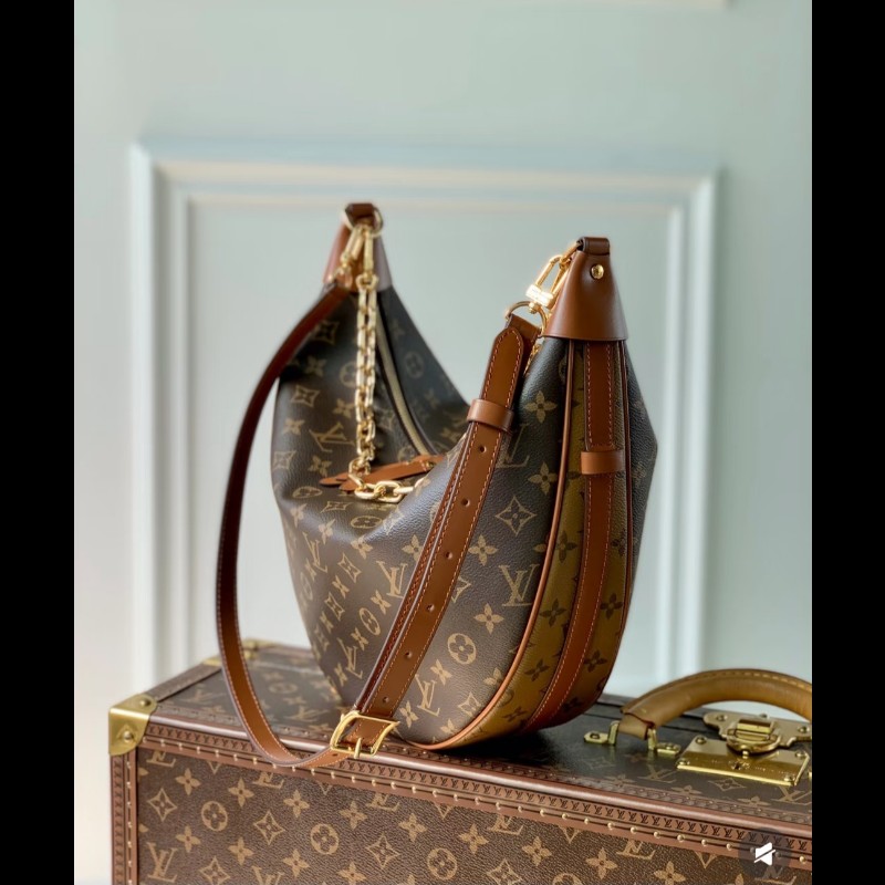 LV 路易威登 Loop GM 大款老花月亮包 碗豆包🌙 經典與容量的完美結合-0