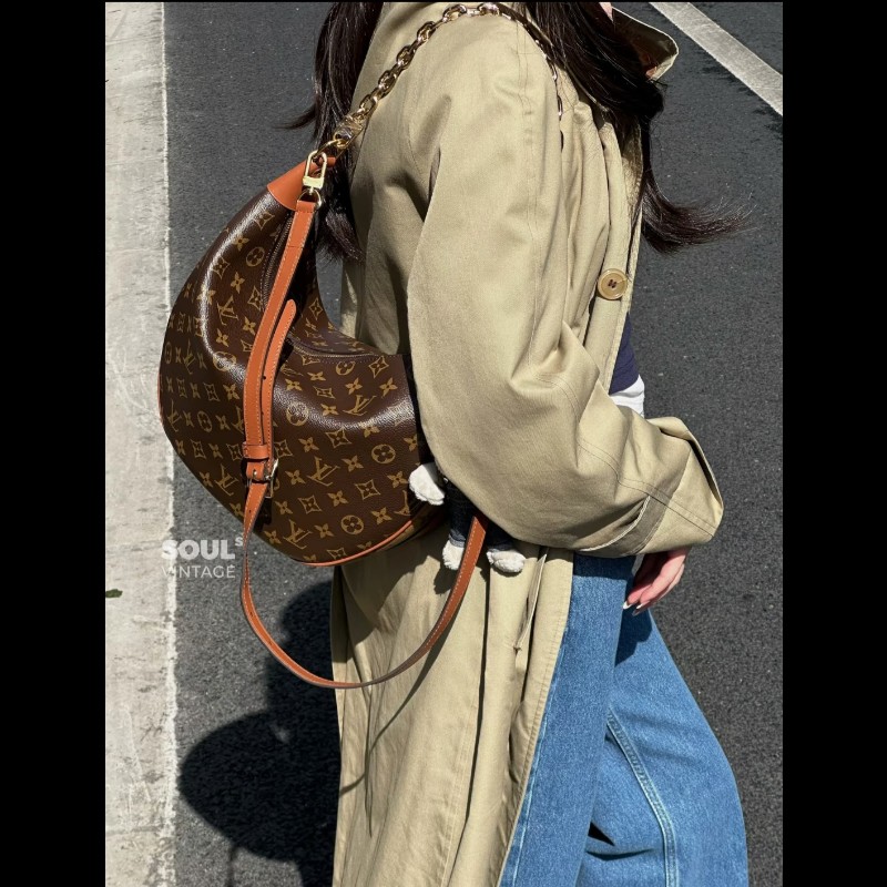LV 路易威登 Loop hobo GM 大款老花月亮包 碗豆包🌙 經典與容量的完美結合-3
