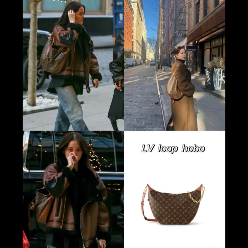 LV 路易威登 Loop hobo GM 大款老花月亮包 碗豆包🌙 經典與容量的完美結合-4