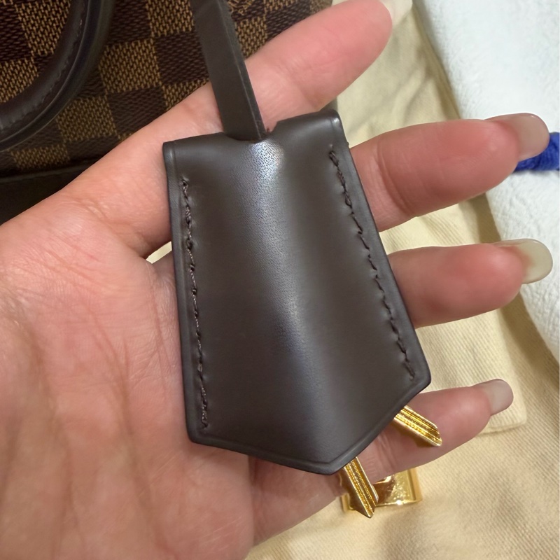 LV BB經典棋盤格貝殼包(可斜背、可手提）-17