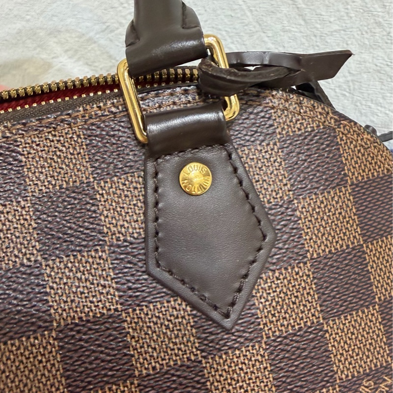 LV BB經典棋盤格貝殼包(可斜背、可手提）-21