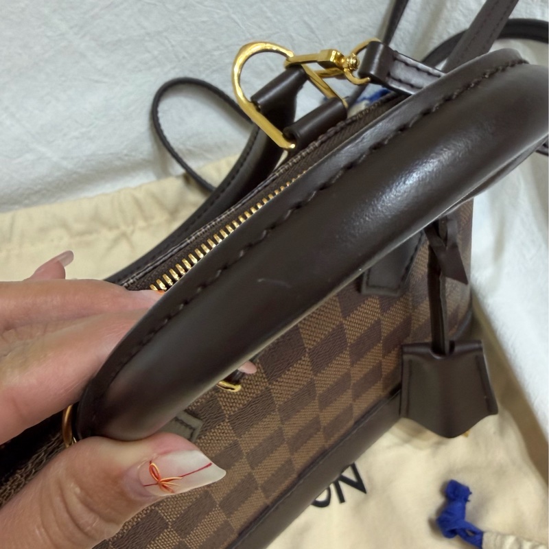 LV BB經典棋盤格貝殼包(可斜背、可手提）-33