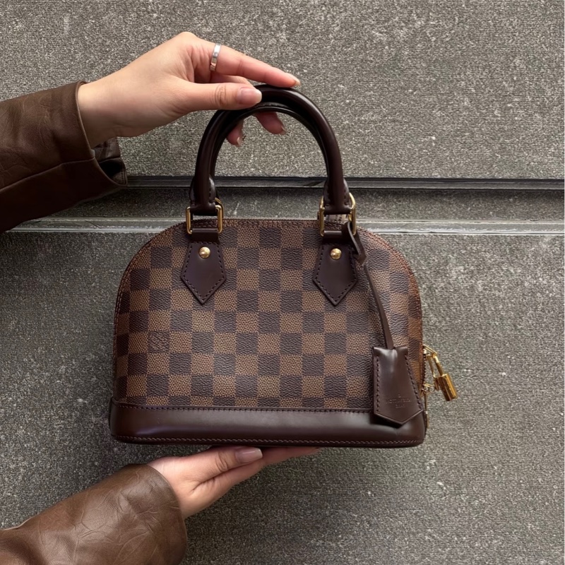 LV BB經典棋盤格貝殼包(可斜背、可手提）-1