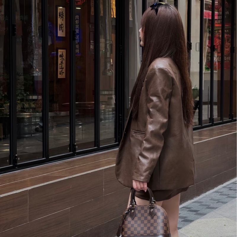 LV BB經典棋盤格貝殼包(可斜背、可手提）-3