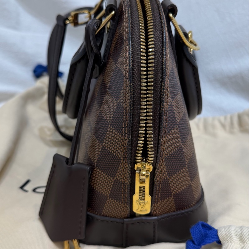 LV BB經典棋盤格貝殼包(可斜背、可手提）-8