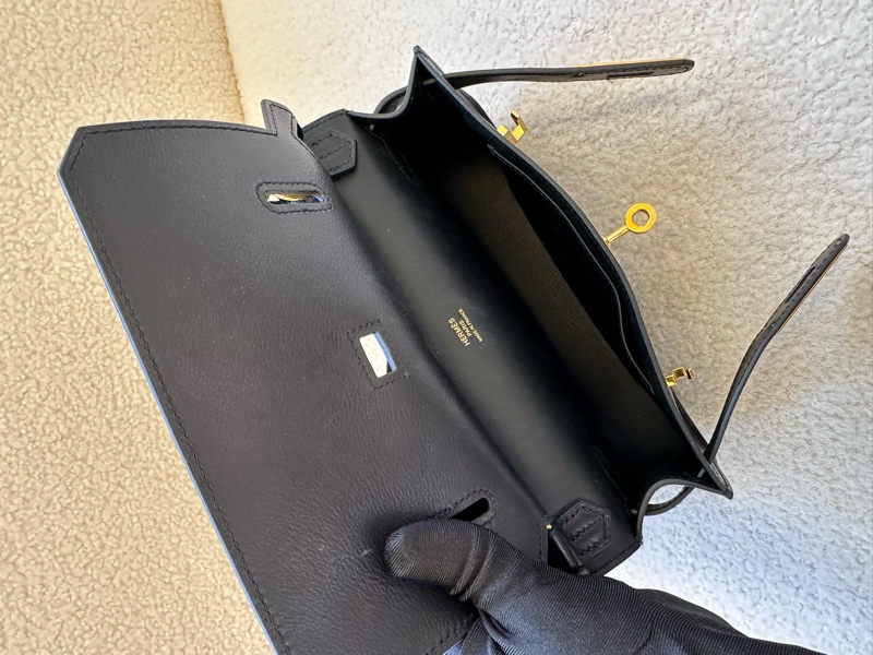 HERMES愛馬仕黑金吉普賽K刻單包（2025年）-17