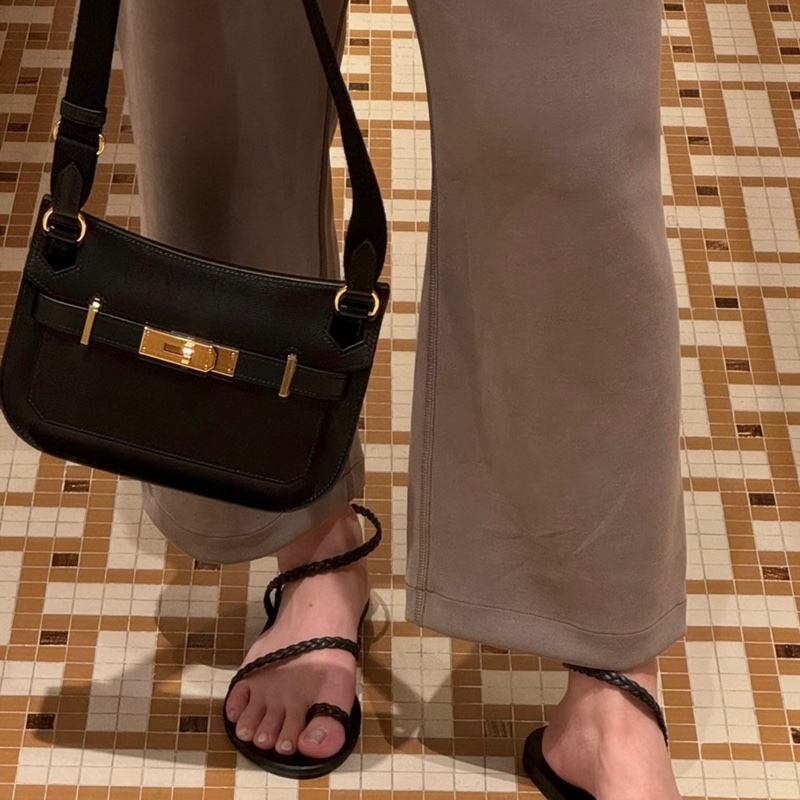 HERMES愛馬仕黑金吉普賽K刻單包（2025年）-19