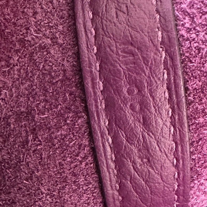 HERMES愛馬仕 金扣菜籃子 海葵紫 （2021年）Z刻-6