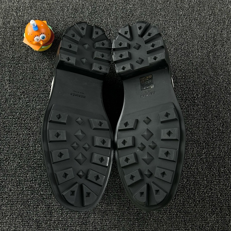 Hermes愛馬仕白色樂福鞋 尺碼38.5-6