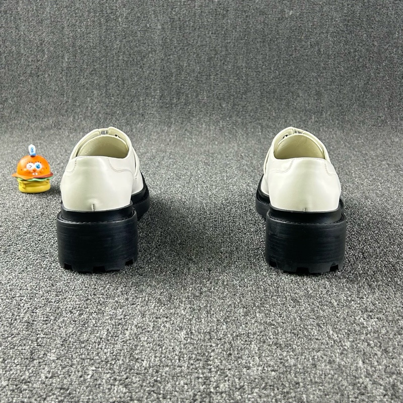 Hermes愛馬仕白色樂福鞋 尺碼38.5-9