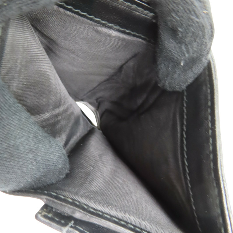 黑色 GG Marmont 牛皮 Double G Mini 扣式短夾【GUCCI 古馳】 466492-5