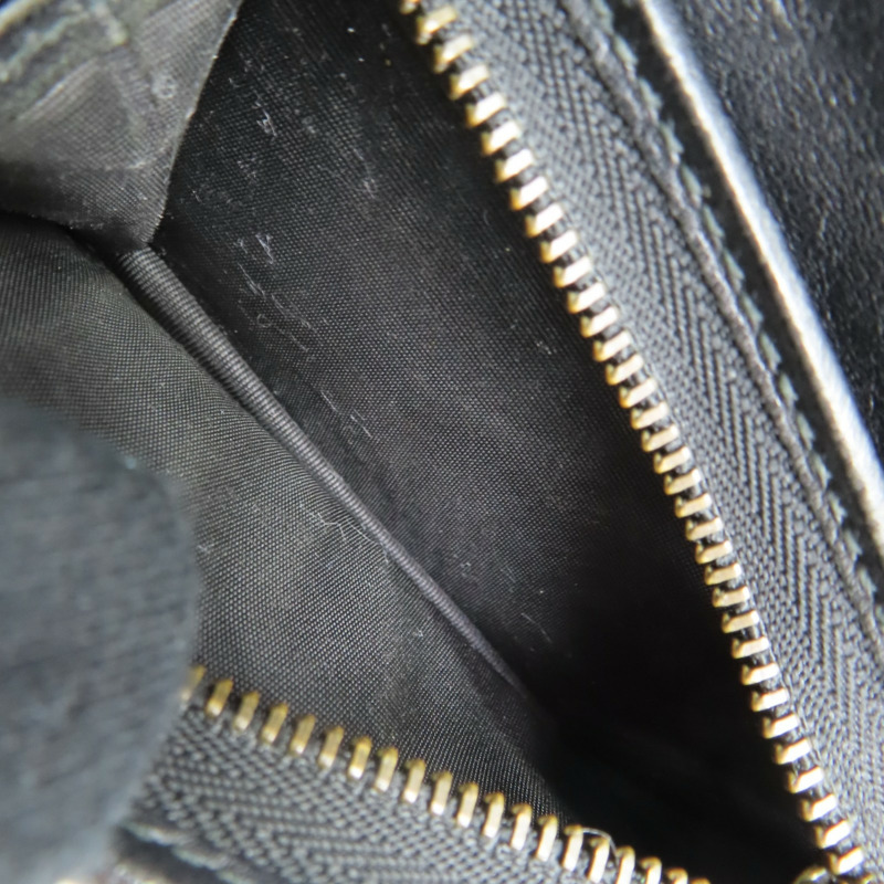 黑色 GG Marmont 牛皮 Double G Mini 扣式短夾【GUCCI 古馳】 466492-6