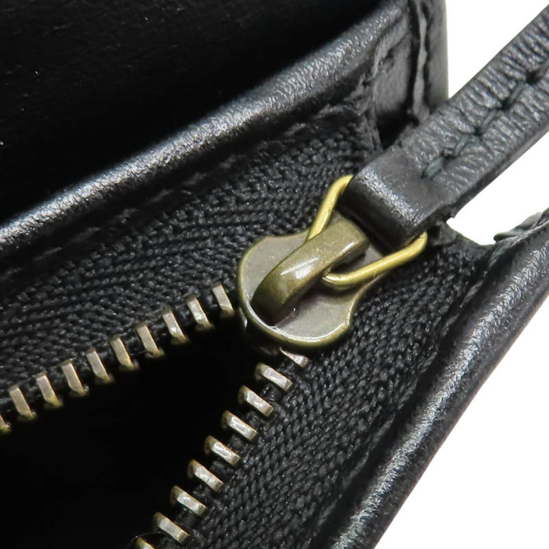 黑色 GG Marmont 牛皮 Double G Mini 扣式短夾【GUCCI 古馳】 466492-15