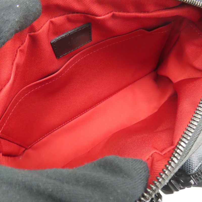 灰色 棋盤格帆布 Utility Messenger 肩背包【LOUIS VUITTON LV 路易威登】 N40280-4