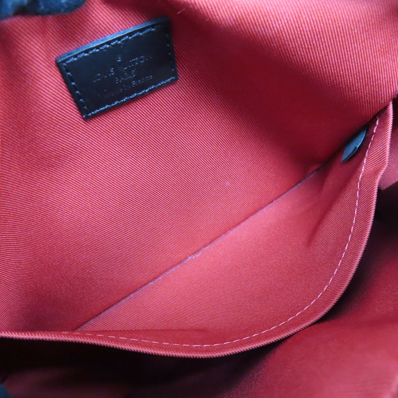 灰色 棋盤格帆布 Utility Messenger 肩背包【LOUIS VUITTON LV 路易威登】 N40280-5