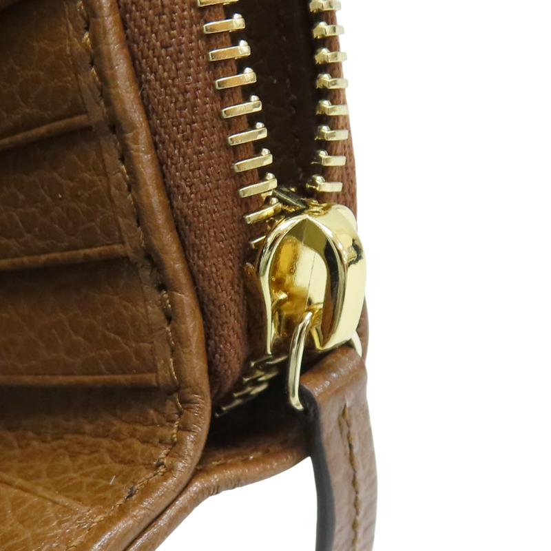 棕色 GG 帆布 兩折錢包【GUCCI 古馳】 346056-13