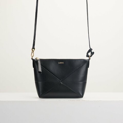 二手Loewe Puzzle fold pouch黑色