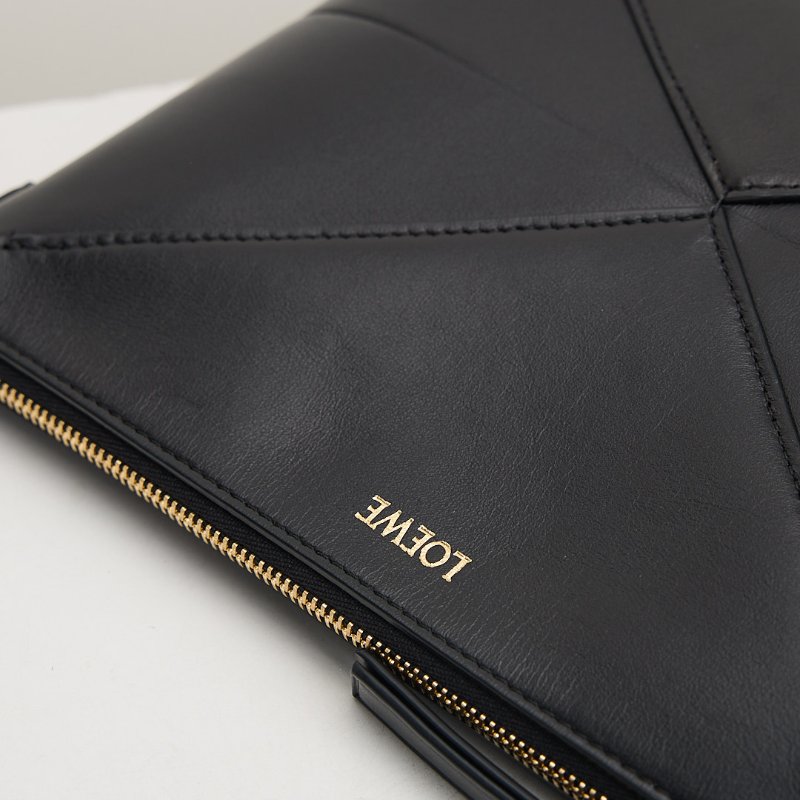 二手Loewe Puzzle fold pouch黑色-11