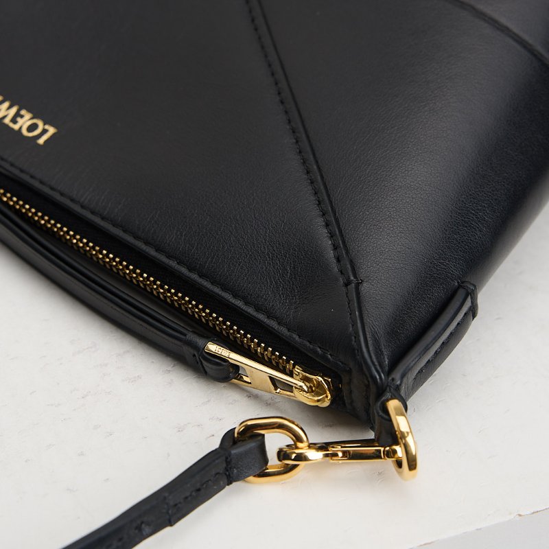 二手Loewe Puzzle fold pouch黑色-12