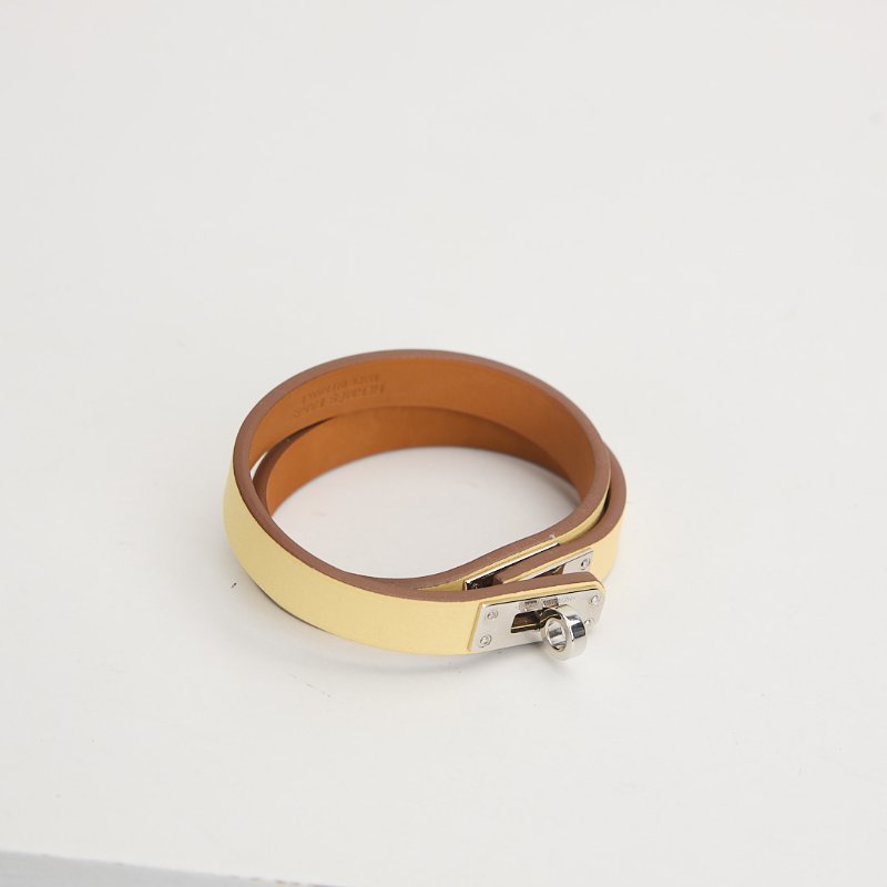 二手Hermès Kelly Double Tour 手環/小雞黃-1