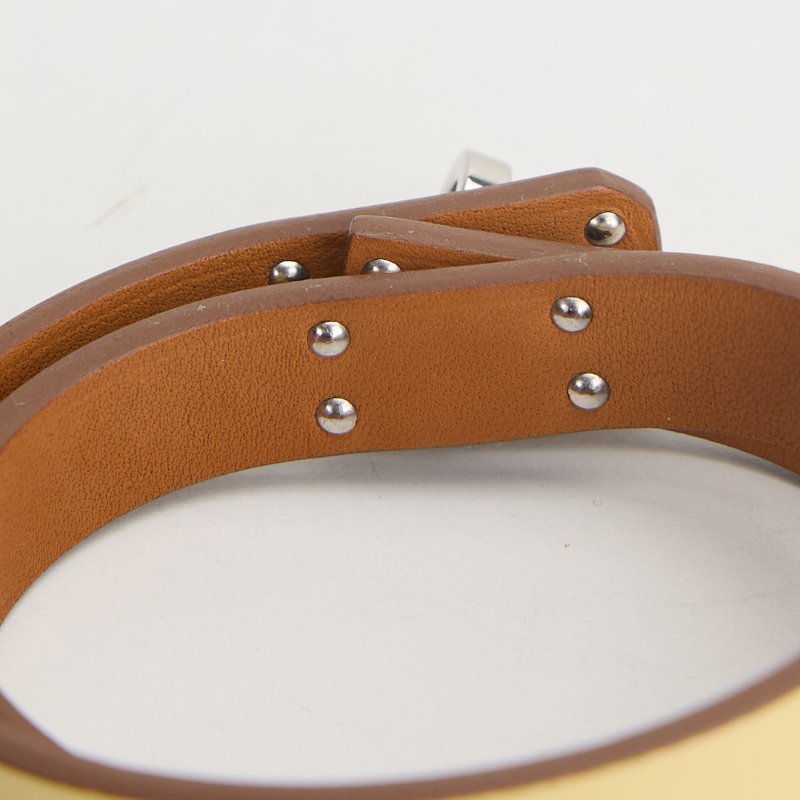 二手Hermès Kelly Double Tour 手環/小雞黃-8