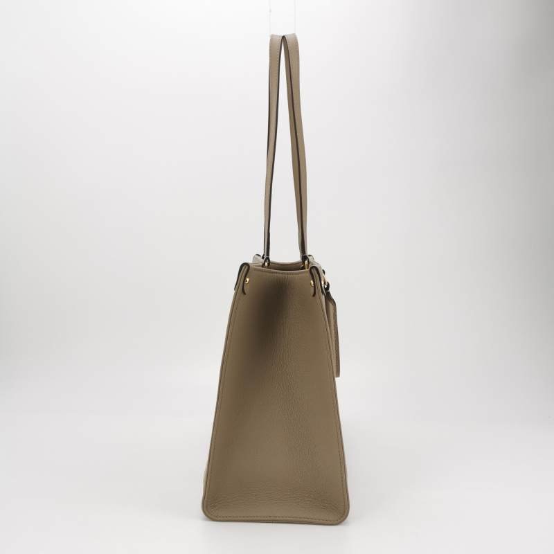 Louis Vuitton(LV)Onthego中型牛皮老花壓花單肩包晶片款-2