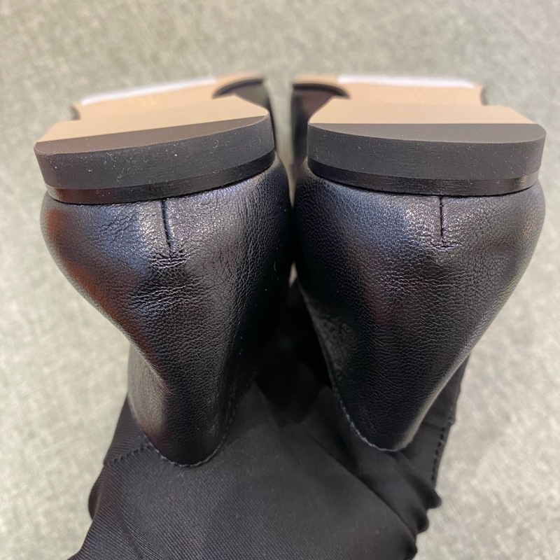 閒置新 Hermes/愛馬仕黑色馬車扣 樂福鞋35碼 油蠟皮質地很高級 羊皮柔軟細膩非常合腳 附件：塵袋+盒-5