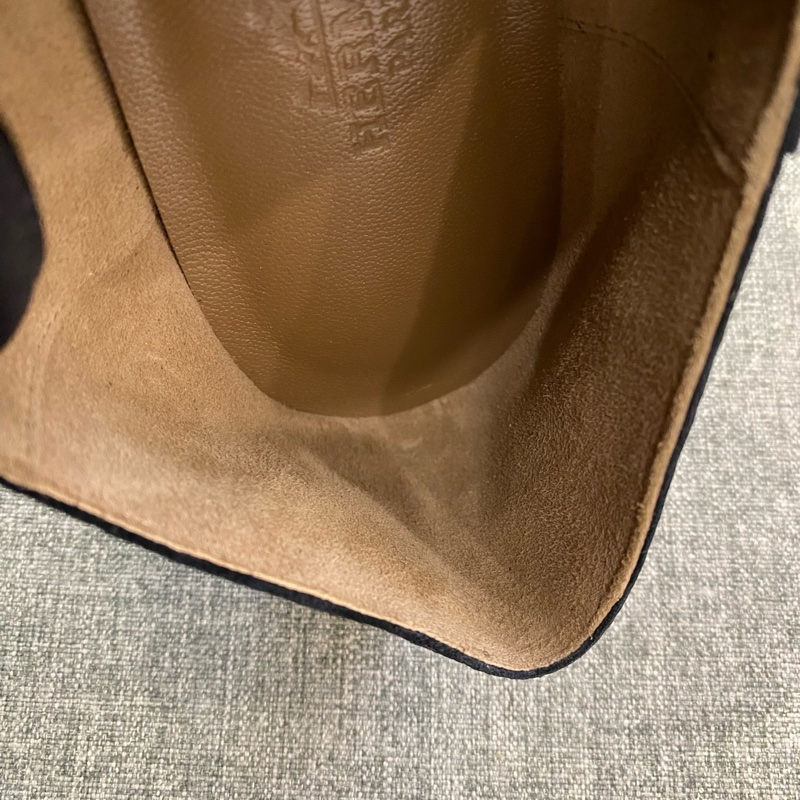 閒置新 Hermes/愛馬仕黑色馬車扣 樂福鞋35碼 油蠟皮質地很高級 羊皮柔軟細膩非常合腳 附件：塵袋+盒-8