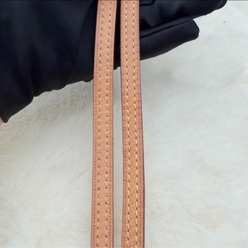 【大全套有購證❗️95新✨】LV Nano Speedy 經典老花枕頭包 棕色-6