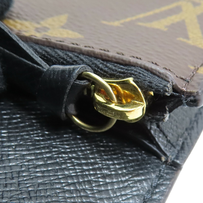 棕色 原花 Reverse帆布 Rosalie 零錢包 短夾【LOUIS VUITTON LV 路易威登】 M82333-11