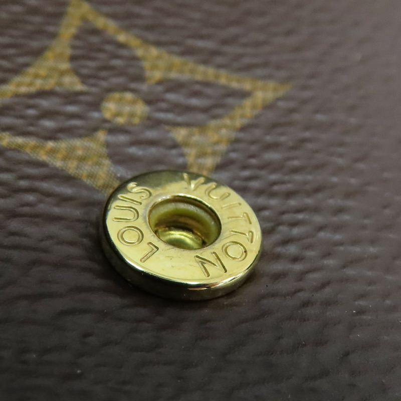 棕色 原花 Reverse帆布 Rosalie 零錢包 短夾【LOUIS VUITTON LV 路易威登】 M82333-13