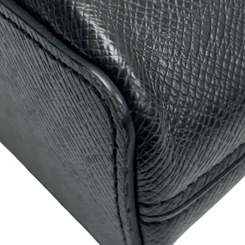 黑色 Taiga牛皮 Slim Briefcase NV 公事包【LOUIS VUITTON LV 路易威登】 M30978-11