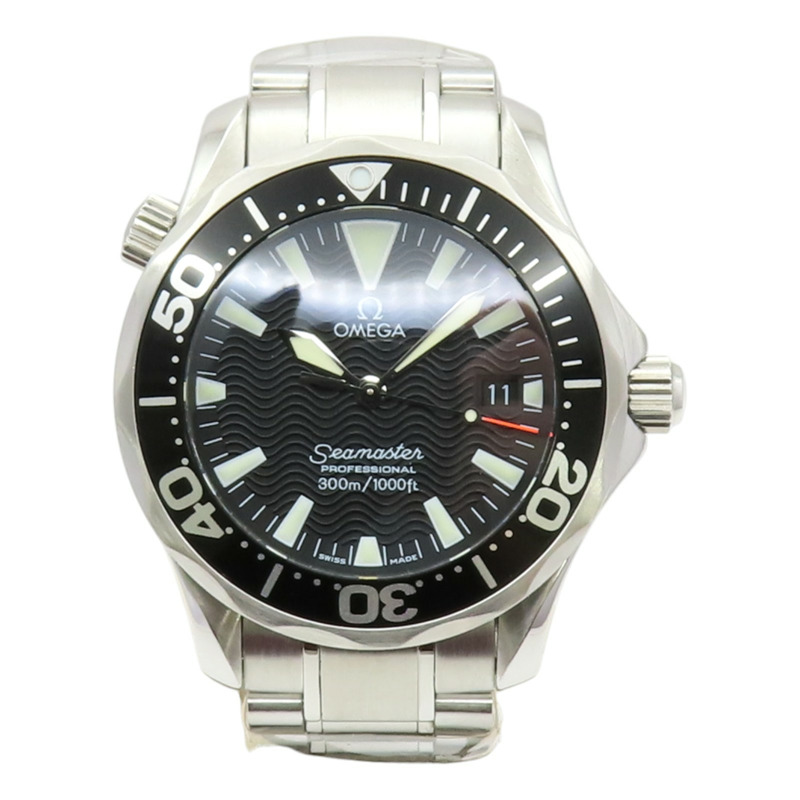 黑色錶盤 不鏽鋼 海馬專業潛水錶 Seamaster 腕錶【OMEGA 歐米茄 】 2262.50.00-1