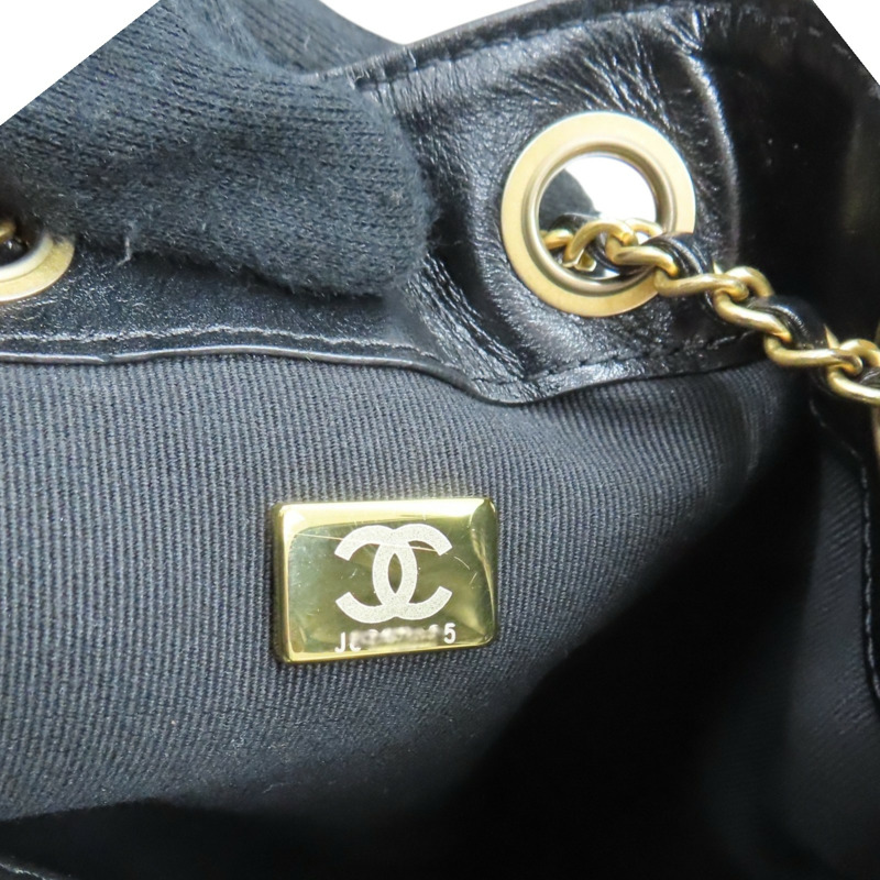 黑色 菱格紋 牛皮 25 鍊帶 肩背包 AS5293【CHANEL 香奈兒】 AS5293-6