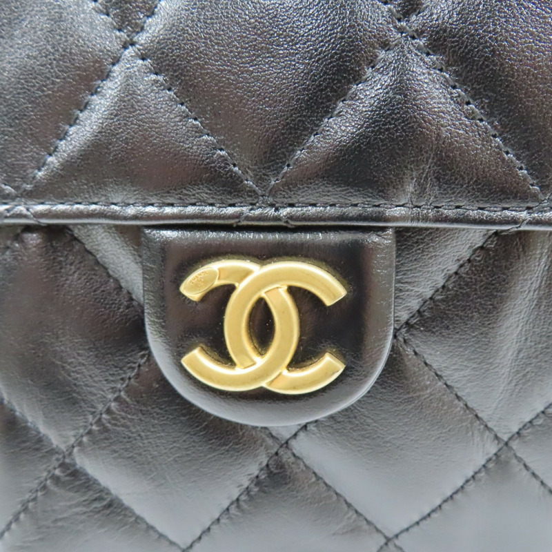 黑色 菱格紋 牛皮 25 鍊帶 肩背包 AS5293【CHANEL 香奈兒】 AS5293-8