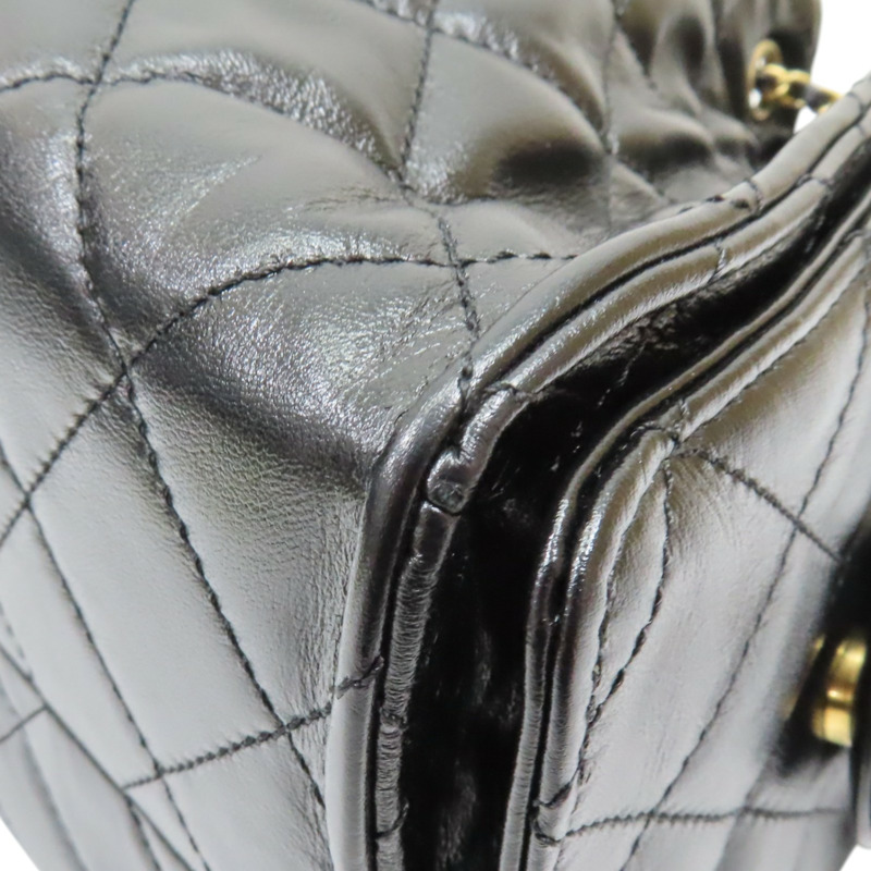 黑色 菱格紋 牛皮 25 鍊帶 肩背包 AS5293【CHANEL 香奈兒】 AS5293-11