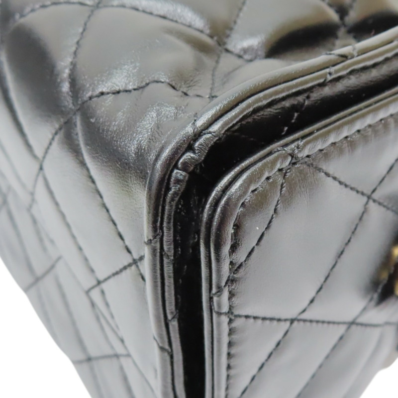 黑色 菱格紋 牛皮 25 鍊帶 肩背包 AS5293【CHANEL 香奈兒】 AS5293-13