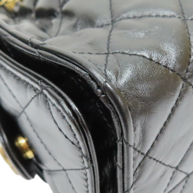 黑色 菱格紋 牛皮 25 鍊帶 肩背包 AS5293【CHANEL 香奈兒】 AS5293-14