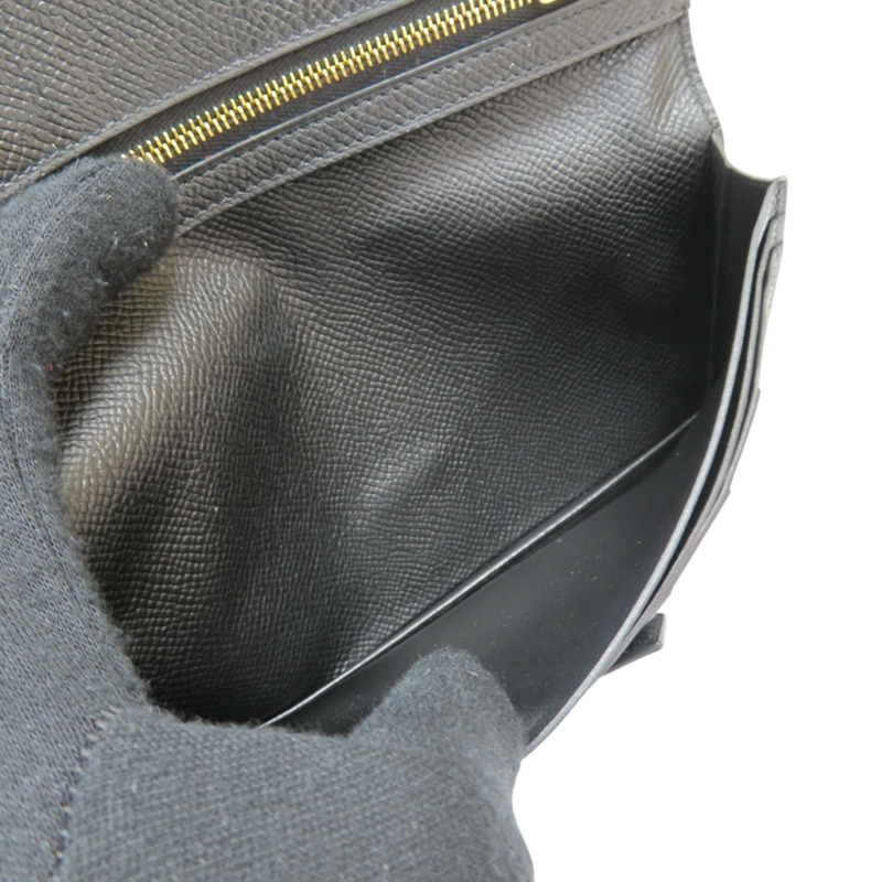 黑色 Epson牛皮 Bearn 二折長夾 C刻 金扣【HERMES 愛馬仕】 H039785CK-5