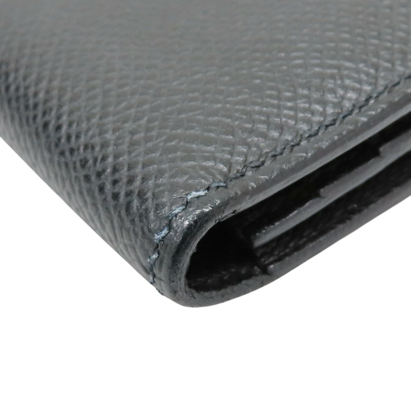 黑色 Epson牛皮 Bearn 二折長夾 C刻 金扣【HERMES 愛馬仕】 H039785CK-12