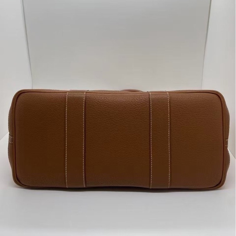 二手Hermes愛馬仕gardenparty 36彩色條紋限量款花園包，正常使用痕跡如圖，Q刻，配件塵袋-2