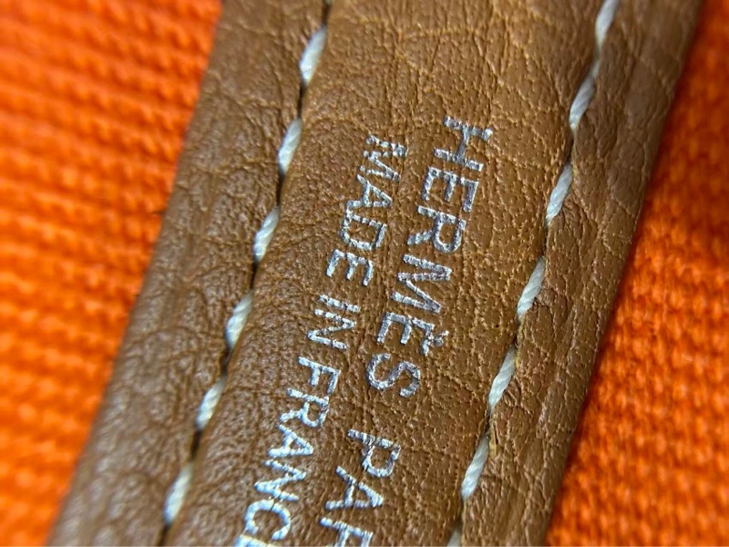 二手Hermes愛馬仕gardenparty 36彩色條紋限量款花園包，正常使用痕跡如圖，Q刻，配件塵袋-9