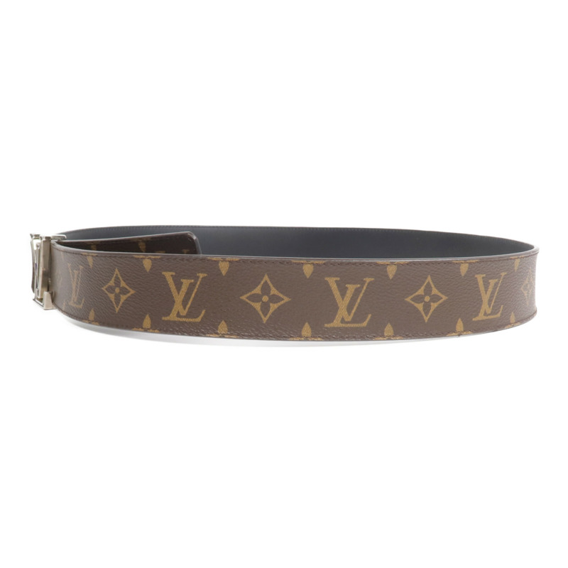 LOUIS VUITTON Monogram Belt銀扣皮帶-2