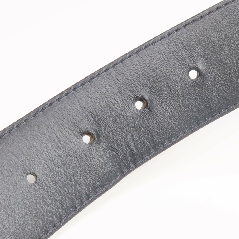 LOUIS VUITTON Monogram Belt銀扣皮帶-7