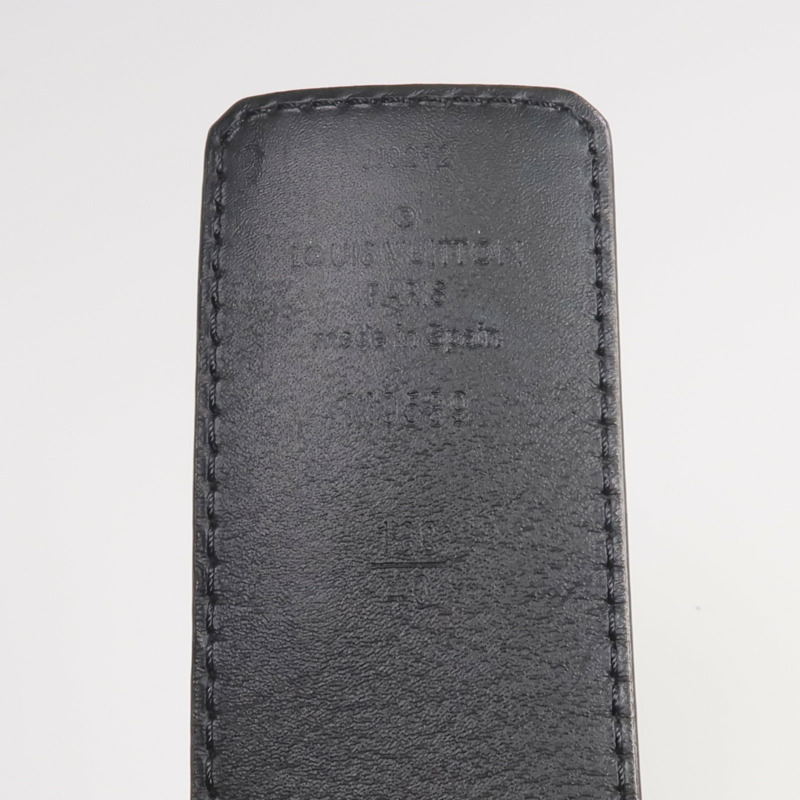 LOUIS VUITTON Monogram Belt銀扣皮帶-11