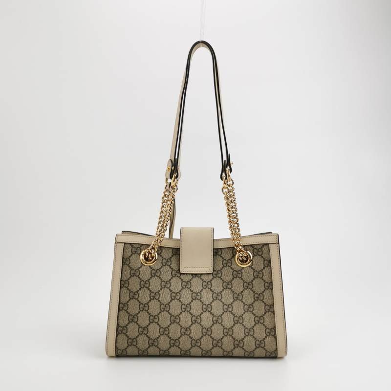 Gucci Padlock小號牛皮GG老花鎖扣單肩包-4